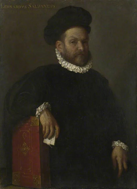 ภาพเหมือนของ Leonardo Salvagno (?) - Giovanni Battista Moroni