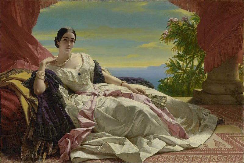 ภาพเหมือนของ Léonilla เจ้าหญิงแห่ง Sayn-Wittgenstein-Sayn - Franz Xaver Winterhalter