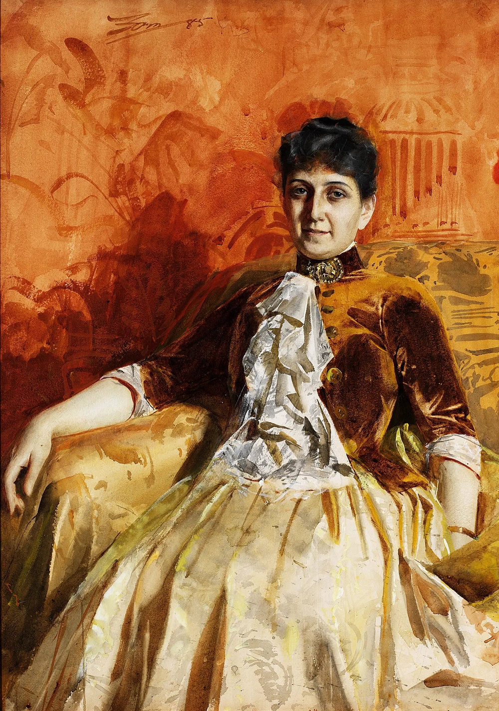 Portrait de Lisen Lamm - Anders Zorn - Alpha Reproduction