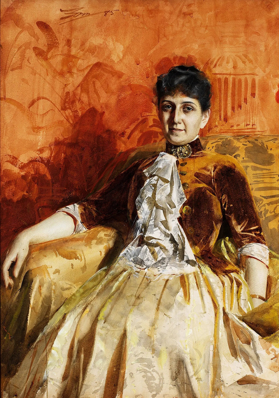 ภาพเหมือนของ Lisen Lamm - Anders Zorn