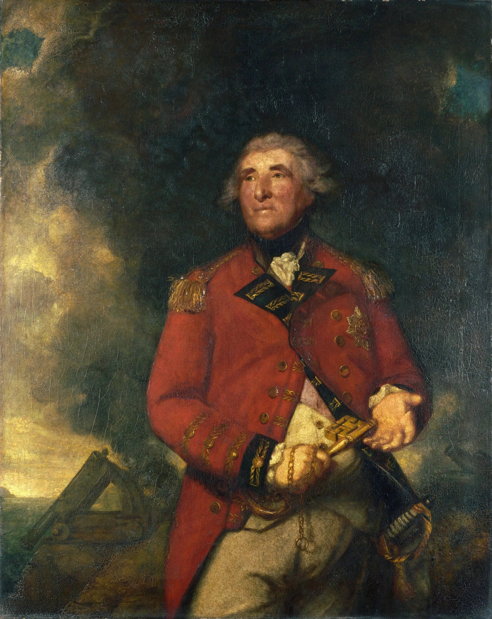 Portrait de Lord Heathfield - Joshua Reynolds image 1 reproduction d’œuvre d’art à l’huile