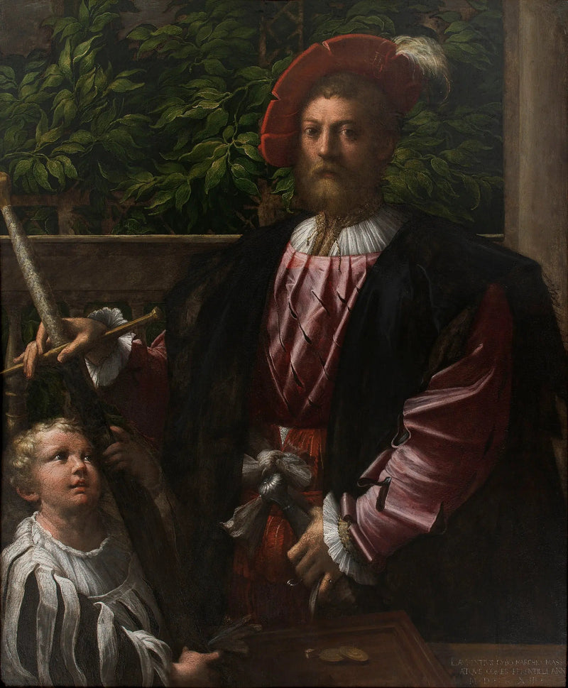 ภาพเหมือนของ Lorenzo Cybo - Parmigianino