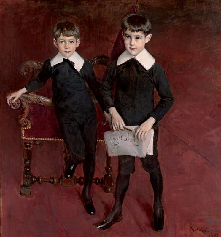 ภาพเหมือนของ Louis และ Pedro Subercaseaux - Giovanni Boldini