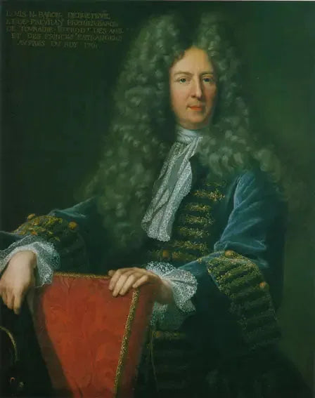 Portrait de Louis-Nicolas Le Tonnelier, baron de Breteuil (1648-1728) - Hyacinthe Rigaud image 1 reproduction artisanale de tableau