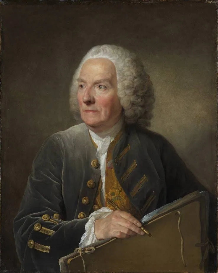 ภาพเหมือนของ Louis de Sylvestre - Jean-Baptiste Greuze