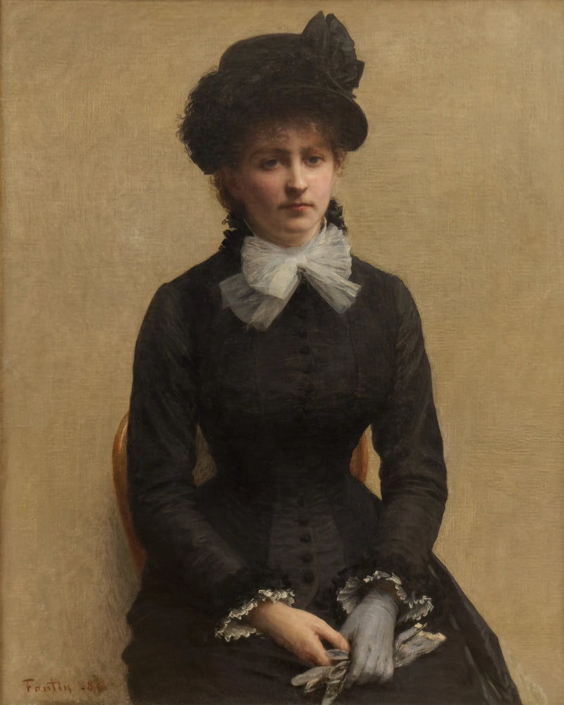 ภาพเหมือนของ Louise Riesener - Henri Fantin-Latour