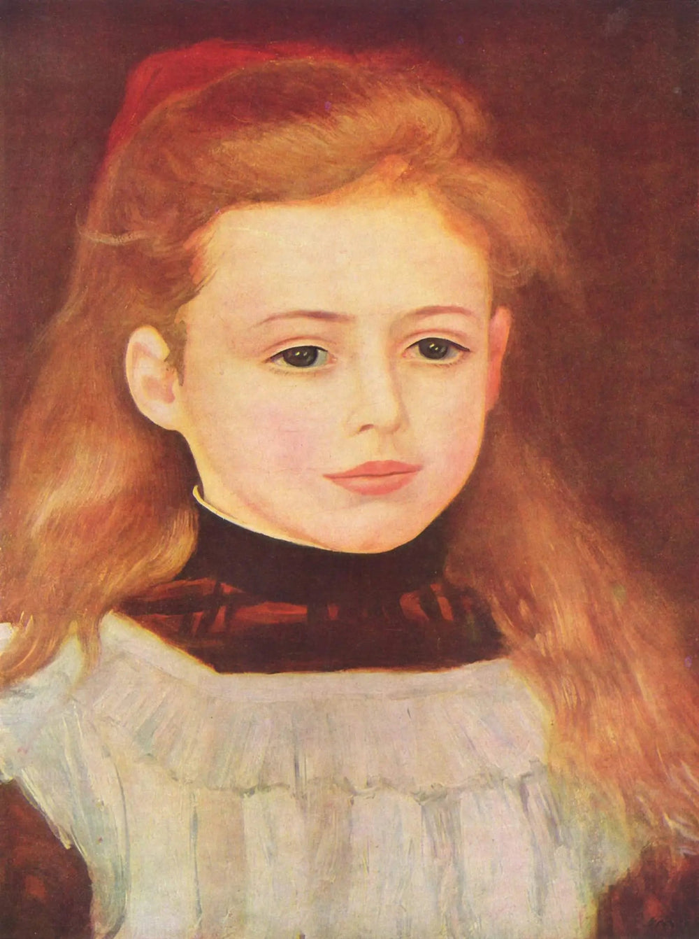 Portrait de Lucie Bérard - Pierre-Auguste Renoir image 1 reproduction artisanale de tableau