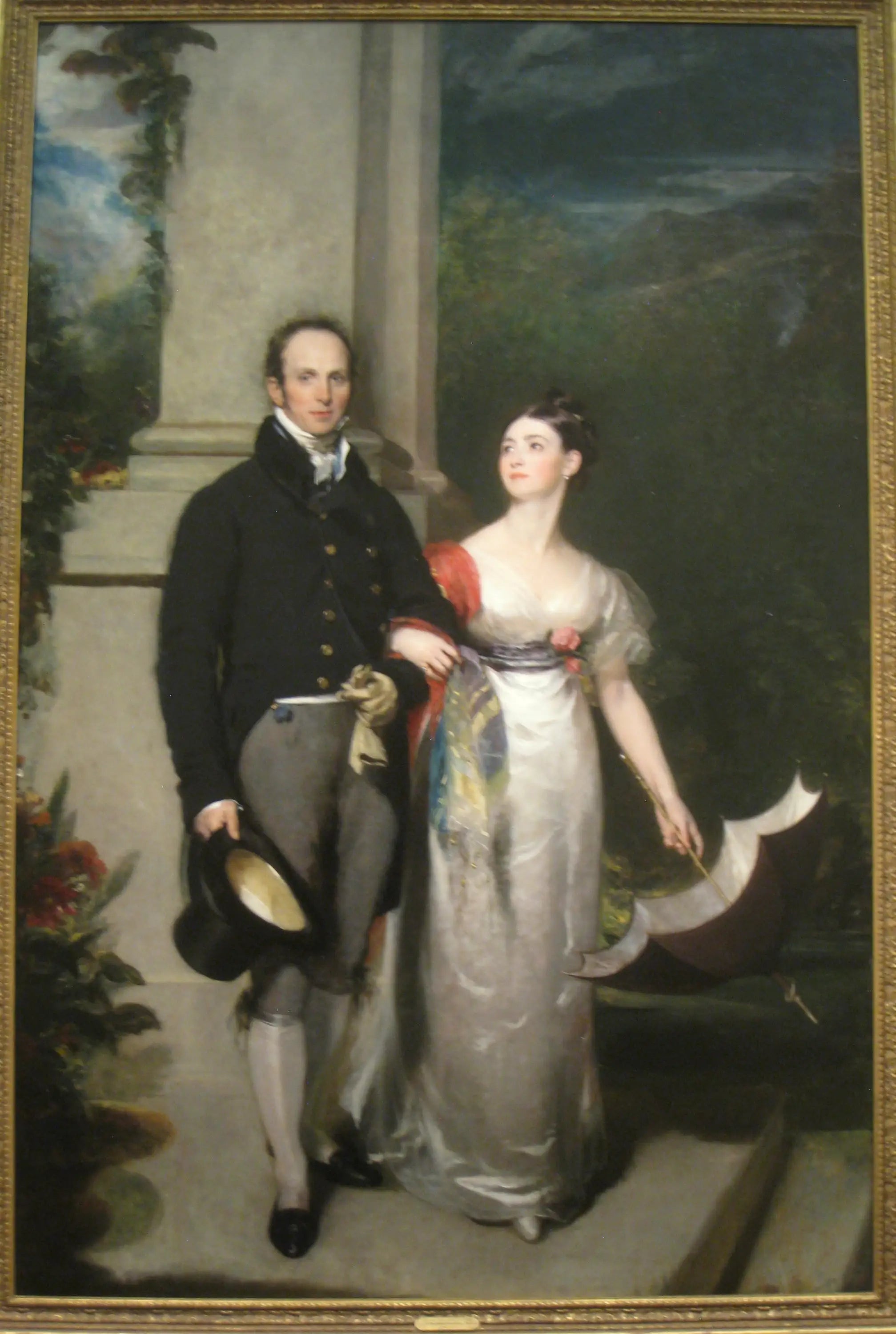 Portrait de M. et Mme James Dunlop - Thomas Lawrence image 1 copie peinte à la main à l’huile