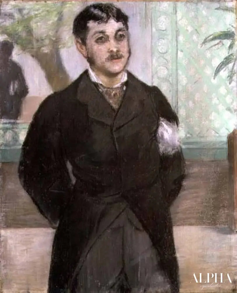 Portrait de M. Gauthier-Lathuille - Edouard Manet - Reproductions de tableaux et peintures haut de gamme