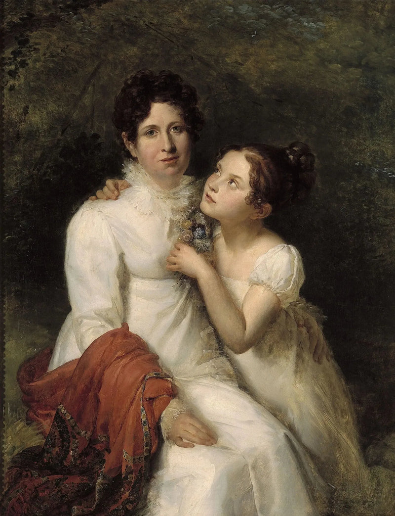 ภาพเหมือนคุณนาย Bauquin Du Boulay และหลานสาว Mademoiselle Bauquin de La Souche - François Gérard