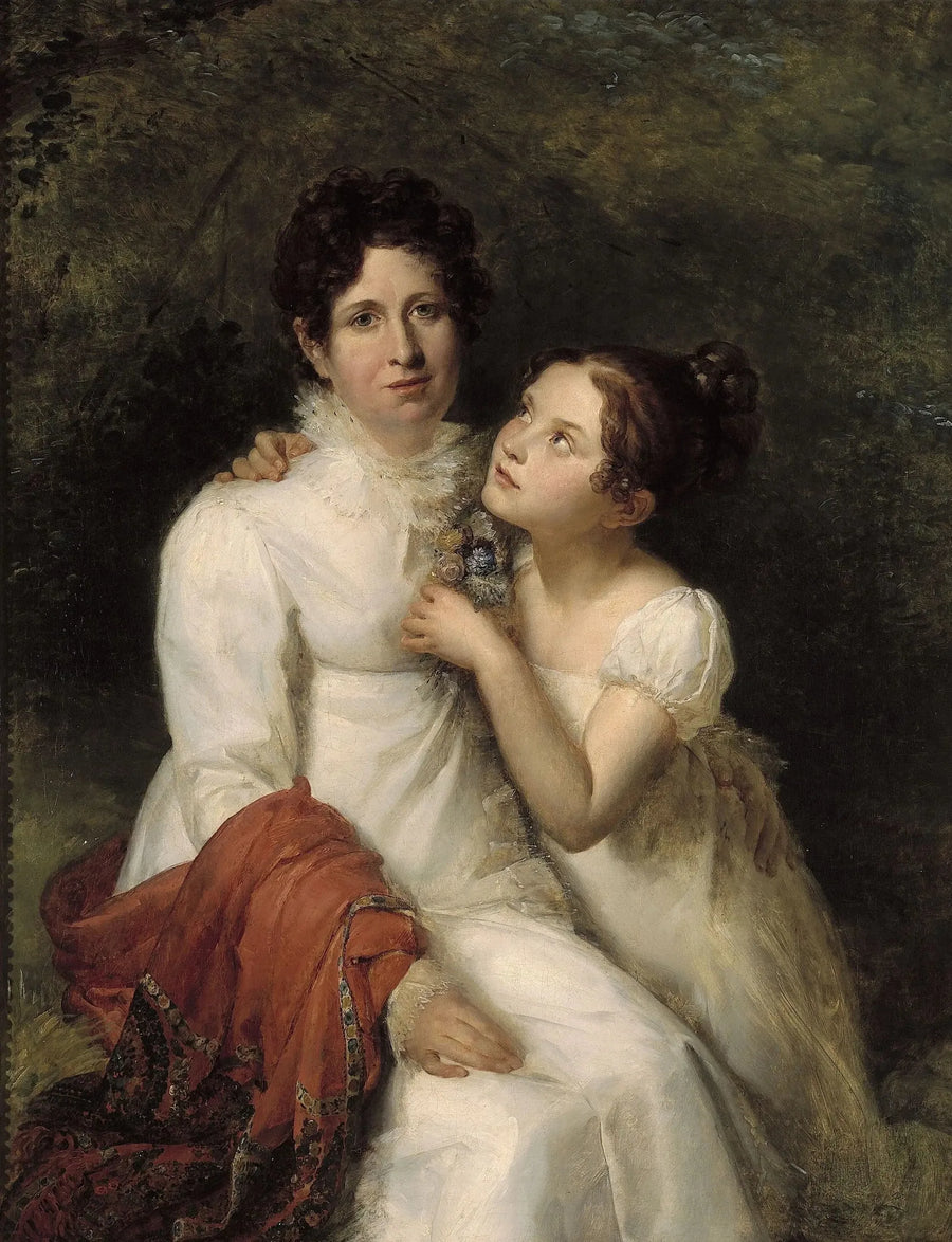 ภาพเหมือนคุณนาย Bauquin Du Boulay และหลานสาว Mademoiselle Bauquin de La Souche - François Gérard