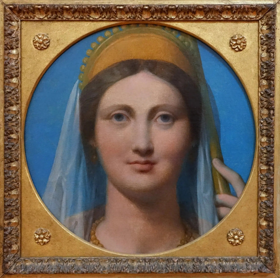 ภาพเหมือนของนาง Madame Jacques Ignace Hittorf ในบทบาทของจูโน - Jean-Auguste-Dominique Ingres