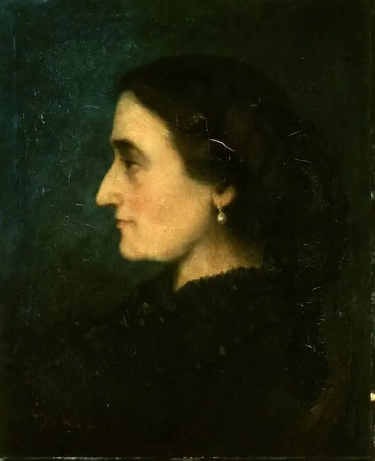 ภาพเหมือนคุณผู้หญิง Jolicler จากด้านข้าง - Gustave Courbet