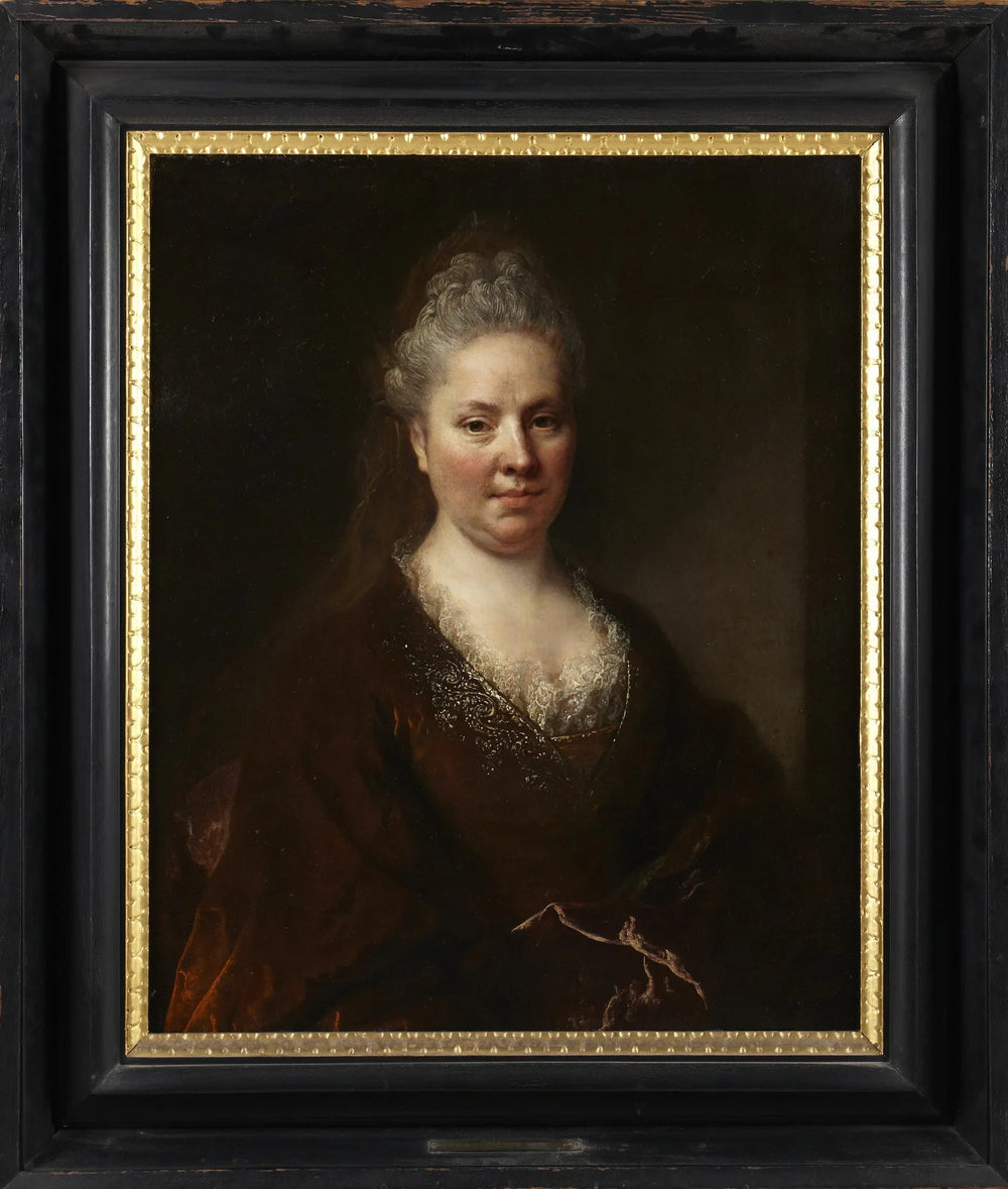 Portrait de Madame Léon de la Mejenelle - Nicolas de Largillière image 1 copie de tableau peinte à la main