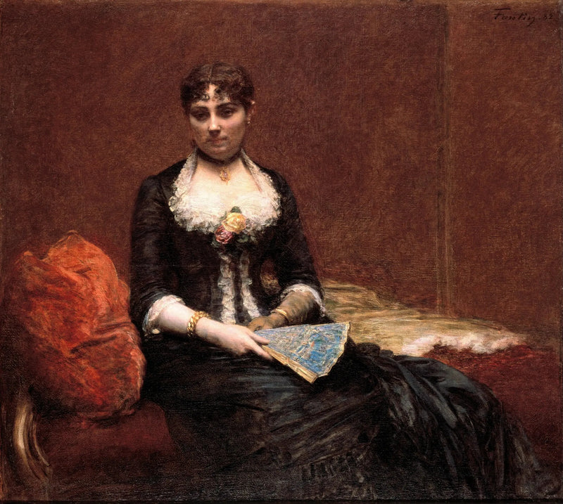ภาพเหมือนคุณผู้หญิง Léon Maître (ภาพเหมือนคุณผู้หญิง Léon Maître) - Henri Fantin-Latour
