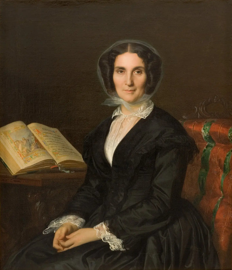 ภาพเหมือนคุณผู้หญิง Louise Marès เกิด Bidreman - Alexandre Cabanel