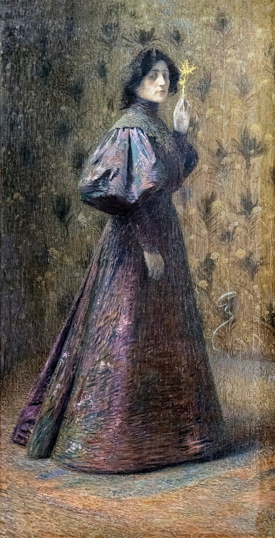 Portrait de Madame Sans - Henri-Jean Guillaume Martin image 1 tableau peint à l’huile sur toile