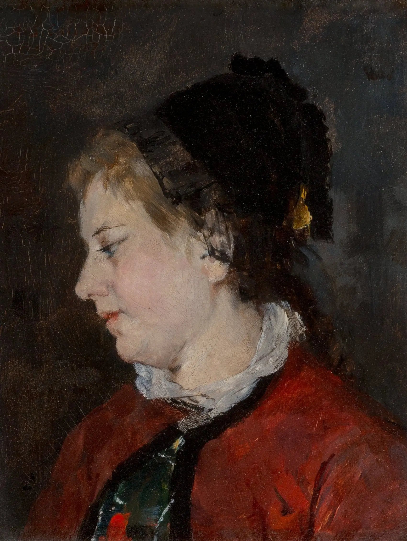 Portrait de Madame Sisley - Mary Cassatt image 1 copie peinte à la main à l’huile