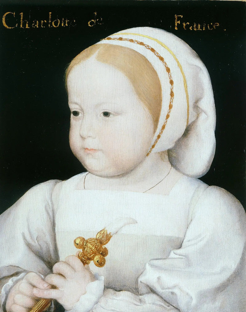 ภาพเหมือนของมาดาเลดแห่งฝรั่งเศส (1520-1537), ลูกสาวคนที่สามของฟรานซิสที่ 1 (1494-1537) และคลอดแห่งฝรั่งเศส (1499-1524) - ฌอง คลูเอต์