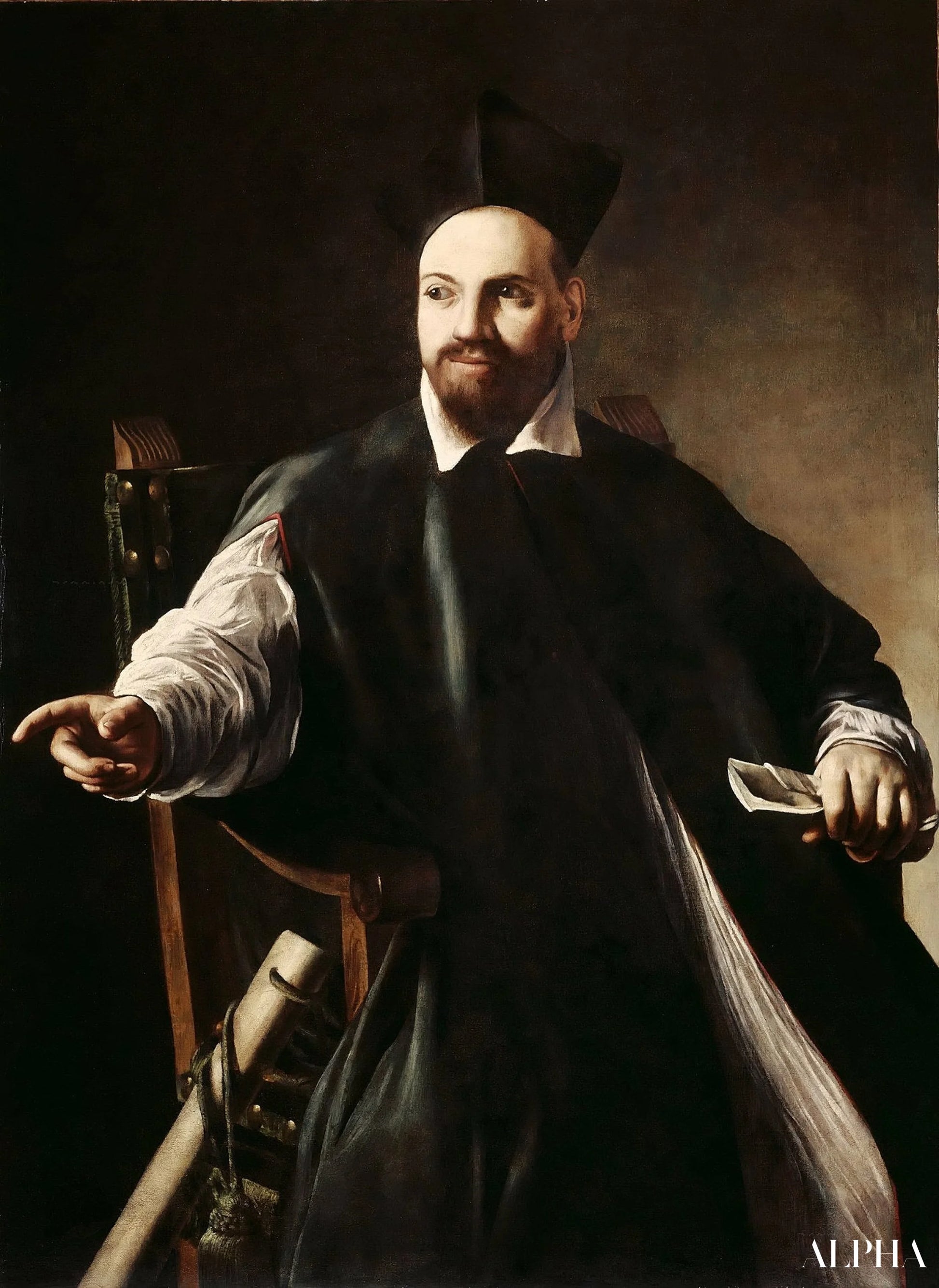 Portrait de Maffeo Barberini - Caravaggio Reproductions de tableaux à la peinture à l’huile