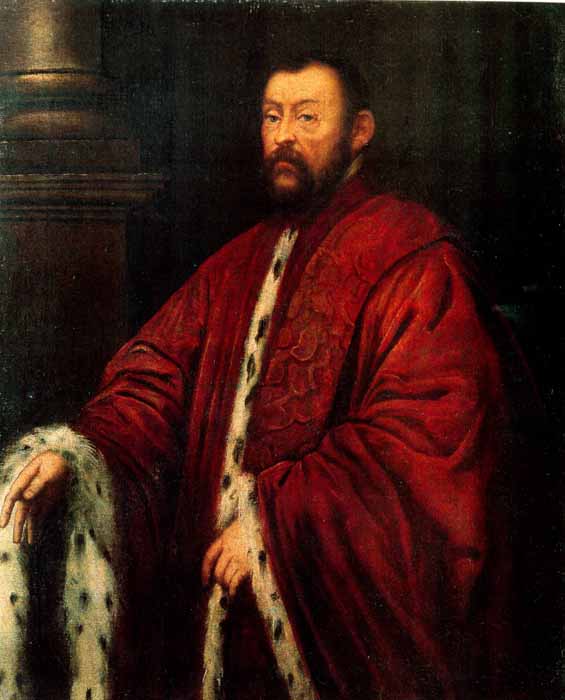 Portrait de Marcantonio Barbaro - Jacopo Tintoretto image 1 reproduction de peinture à l’huile