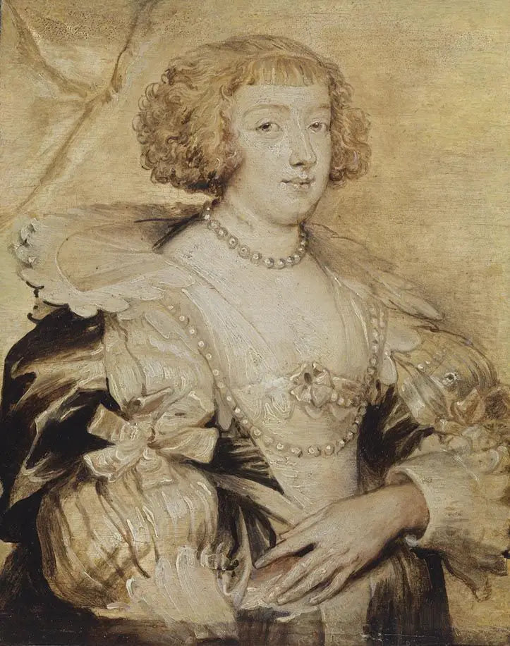 Portrait de Marguerite de Lorraine - Antoine van Dyck image 1 reproduction réalisée par Alpha Reproduction