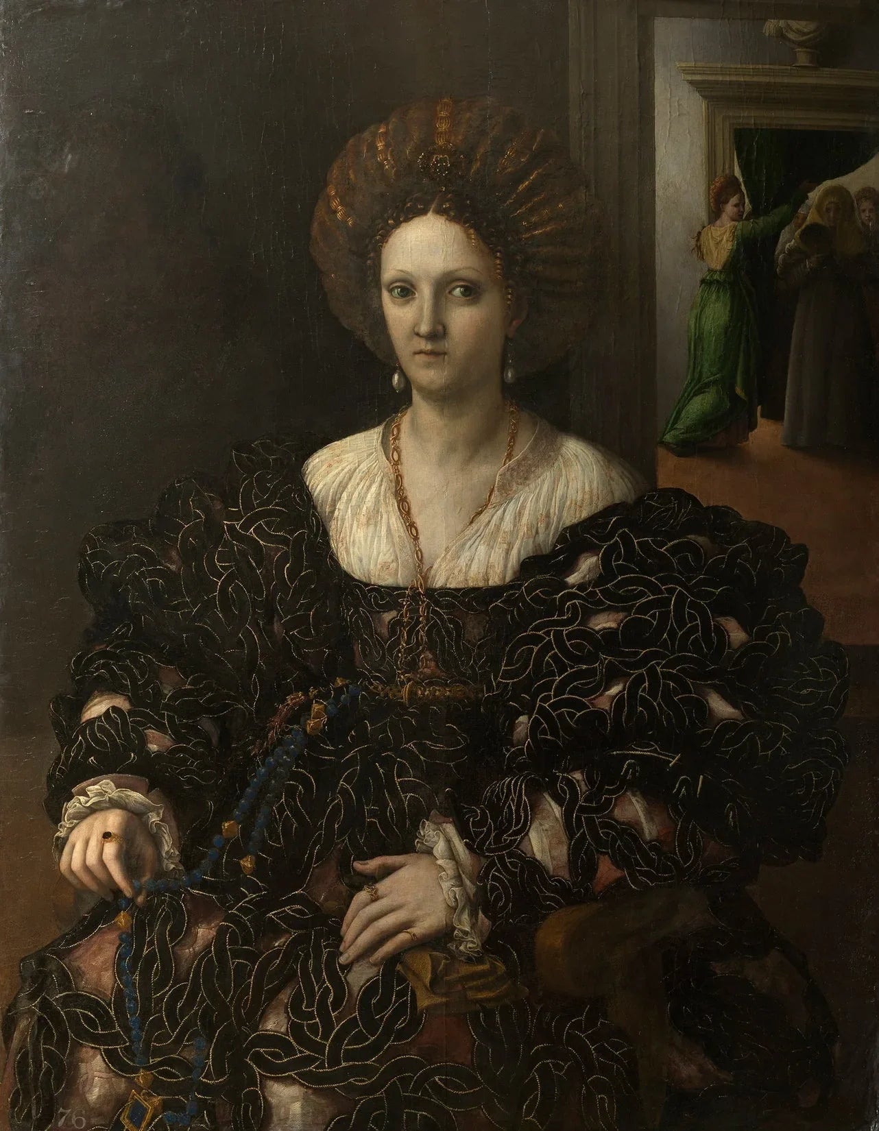 Portrait de Marguerite Paléologue - Giulio Romano image 1 copie peinte à la main à l’huile