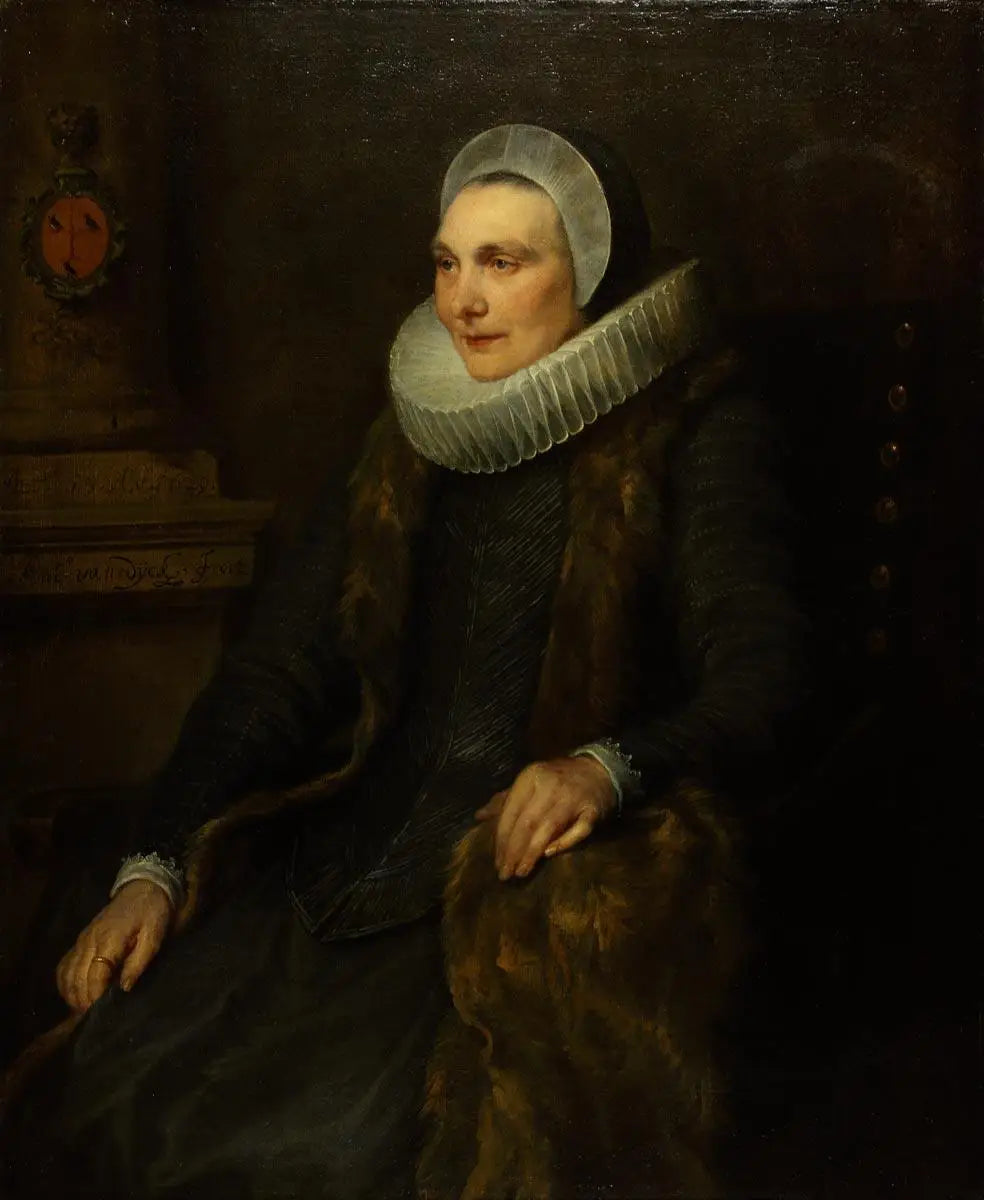 Portrait de Maria Bosschaert, épouse d'Adriaen Stevens - Antoine van Dyck image 1 reproduction réalisée par Alpha Reproduction