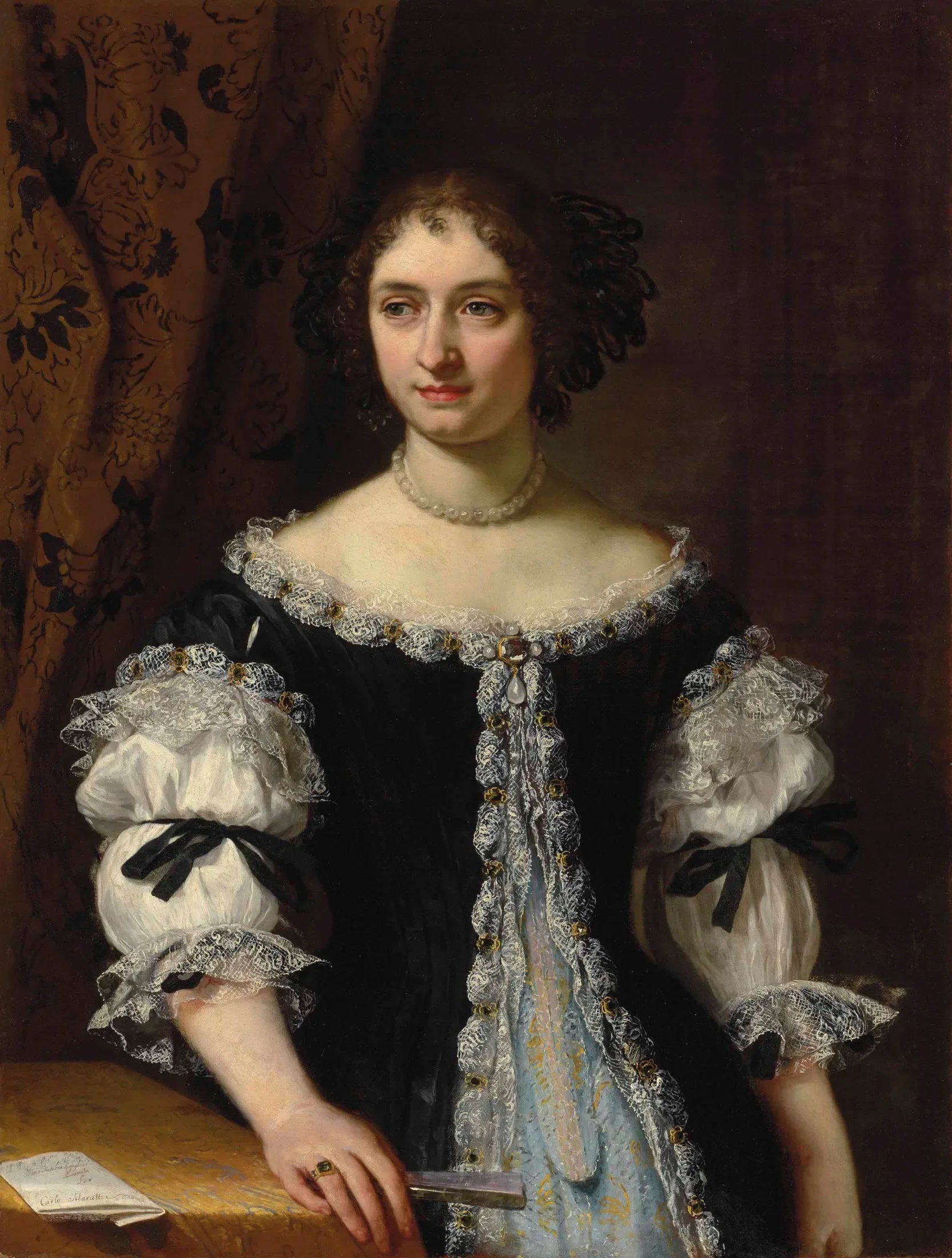 Portrait de Maria Maddalena Rospigliosi Panciatichi - Carlo Maratta image 1 reproduction d’œuvre d’art à l’huile