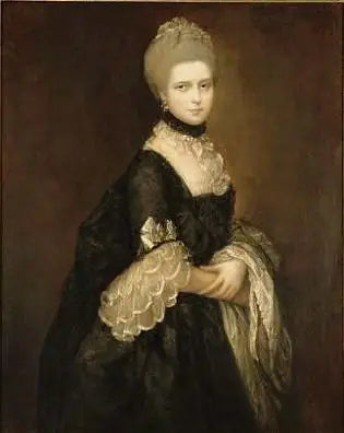 Portrait de Maria Walpole, comtesse de Waldegrave, plus tard duchesse de Gloucester (1736-1807) - Thomas Gainsborough image 1 copie de tableau peinte à la main
