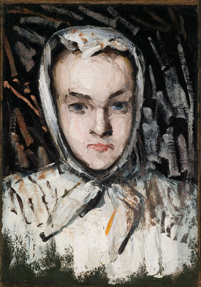 Reproduction du tableau « Portrait de Marie Cézanne, sœur de l'artiste - Paul Cézanne » par Alpha Reproduction en peinture à l’huile
