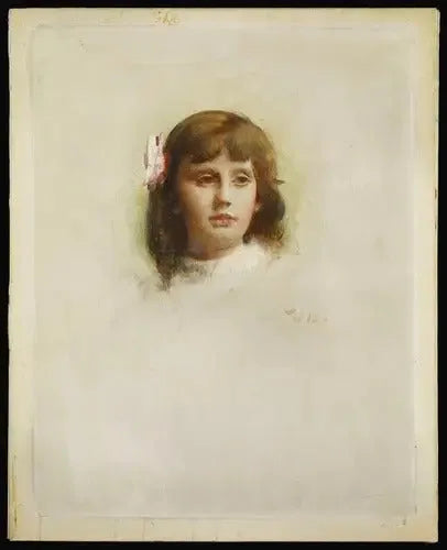 ภาพเหมือนของ Marie-Charlotte Madier-Trélat ขณะเด็ก - เลออน บอนนาท