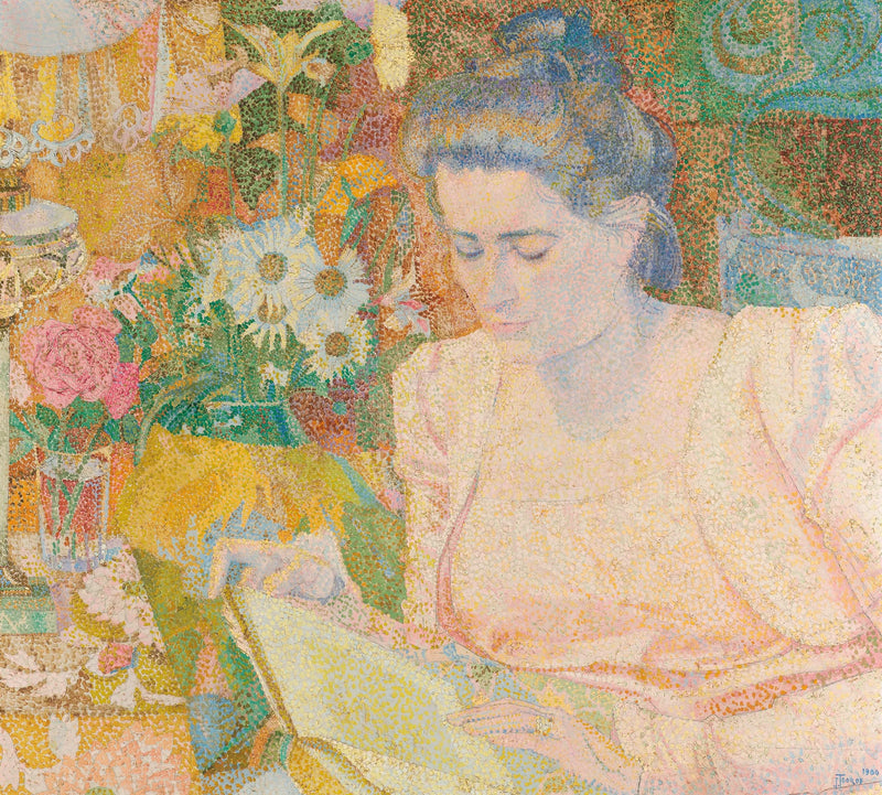 ภาพเหมือนของ Marie Jeanette de Lange - Jan Toorop