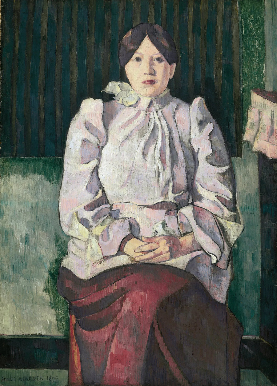 ภาพเหมือนของ Marie Lemasson - Émile Bernard