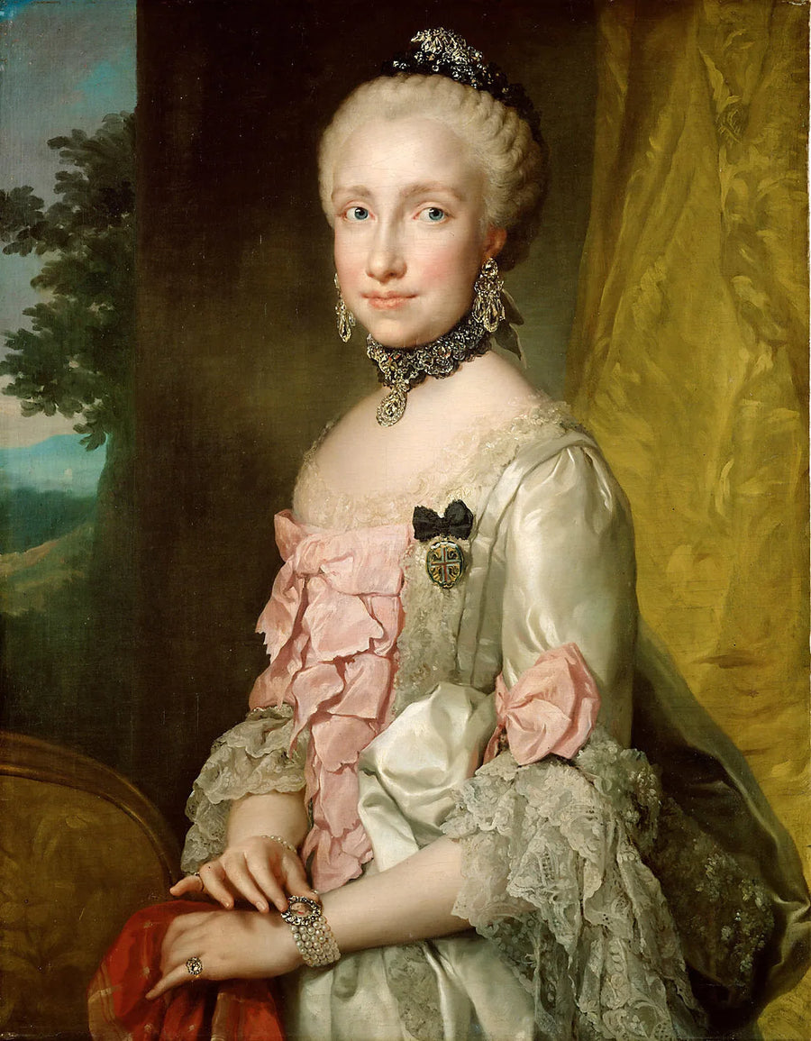 ภาพเหมือนของ Marie-Louise d'Espagne - Anton Raphael Mengs
