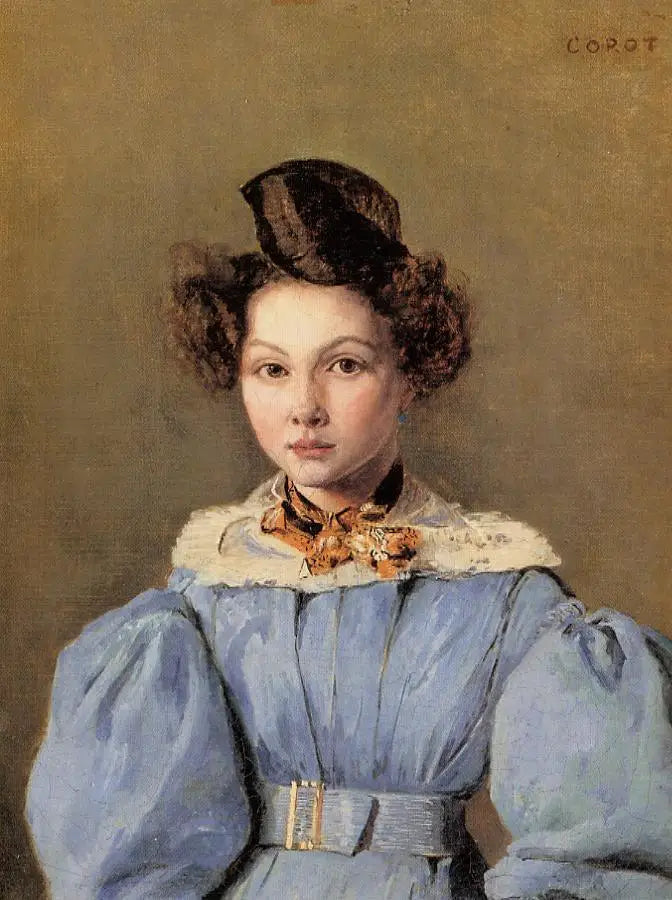 ภาพเหมือนของ Marie-Louise Laure Sennegon - Jean-Baptiste Camille Corot