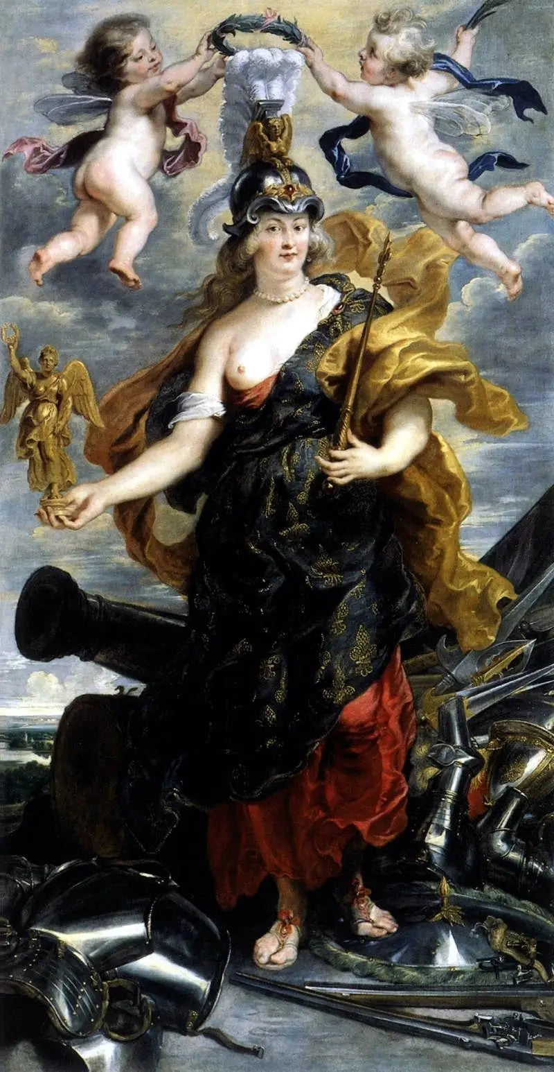 ภาพเหมือนของ Marie de Médicis ที่ Bellone - ปีเตอร์ พอล รูเบนส์