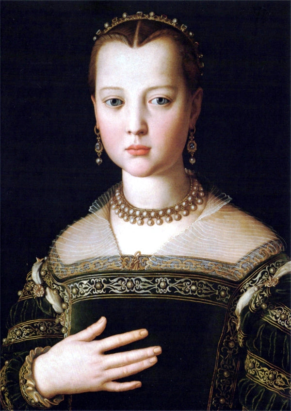 ภาพเหมือนของ Marie de Médicis - Bronzino