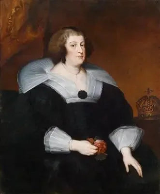 ภาพเหมือนของ Marie de Médicis แห่งฝรั่งเศส, ราชินีมารดา (1575-1642) - Antoine van Dyck