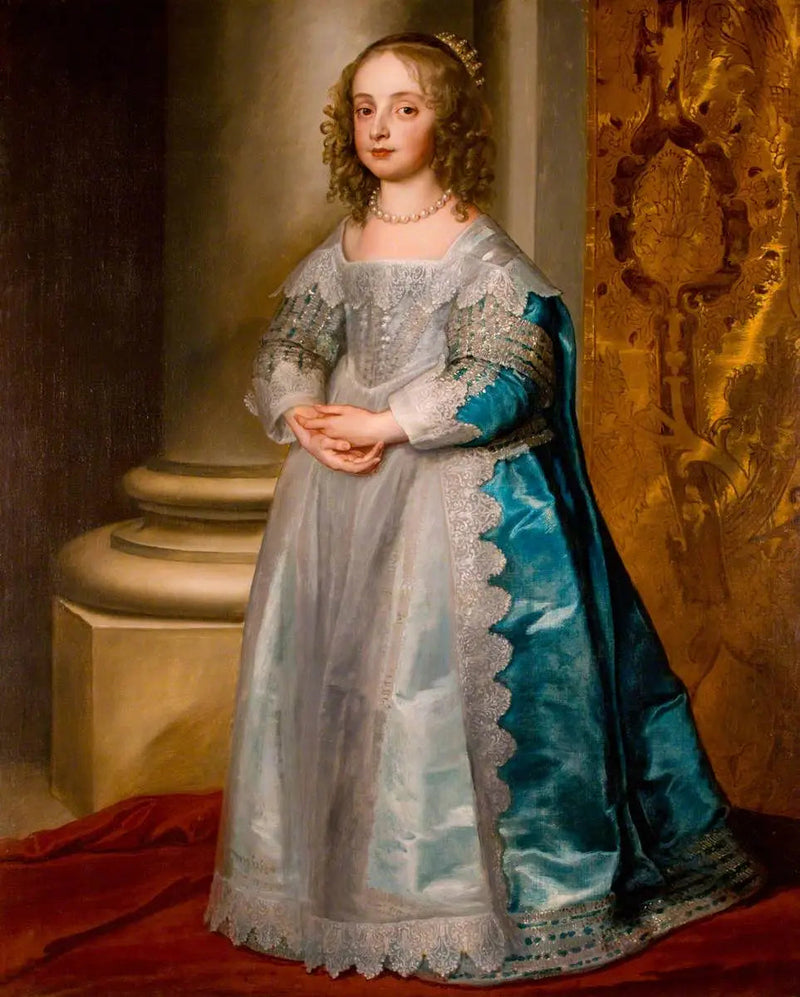 ภาพเหมือนของ Marie Stuart I, เจ้าหญิงแห่งราชวงศ์และเจ้าหญิงแห่ง Orange (1631-1660) - Antoine van Dyck