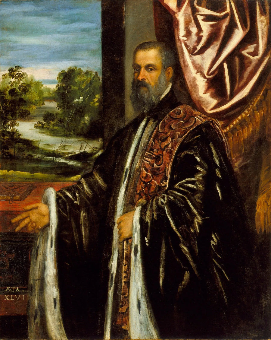 ภาพเหมือนของ Marino Grimani - Jacopo Tintoretto