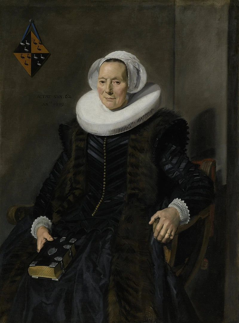 ภาพเหมือนของ Maritge Claesdr. Voogt (....-1644) - Frans Hals