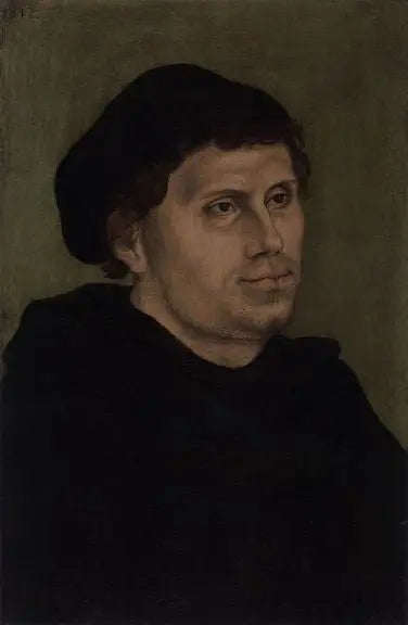 ภาพเหมือนของมาร์ติน ลูเธอร์ (1483-1546) - ลูคัส ครานัช จูเนียร์