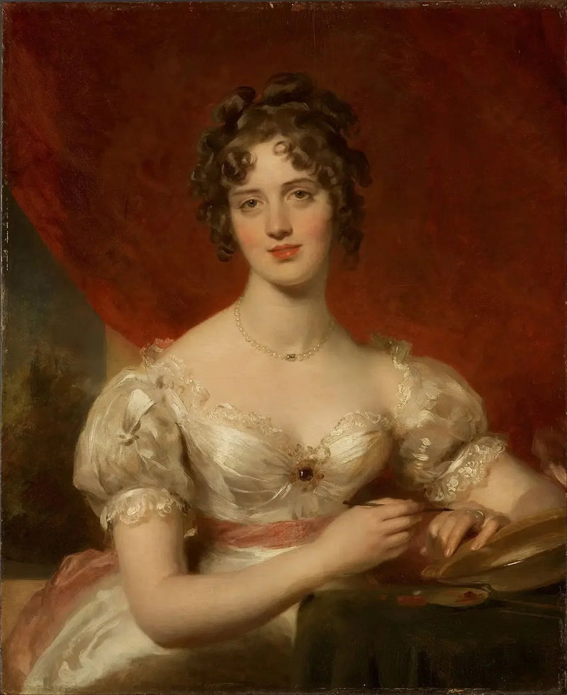 ภาพเหมือนของ Mary Anne Bloxam (ต่อมาเป็นนาง Frederick H. Hemming) - โทมัส ลอเรนซ์