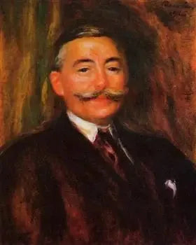 Portrait de Maurice Gangnat - Pierre-Auguste Renoir image 1 reproduction de peinture à l’huile