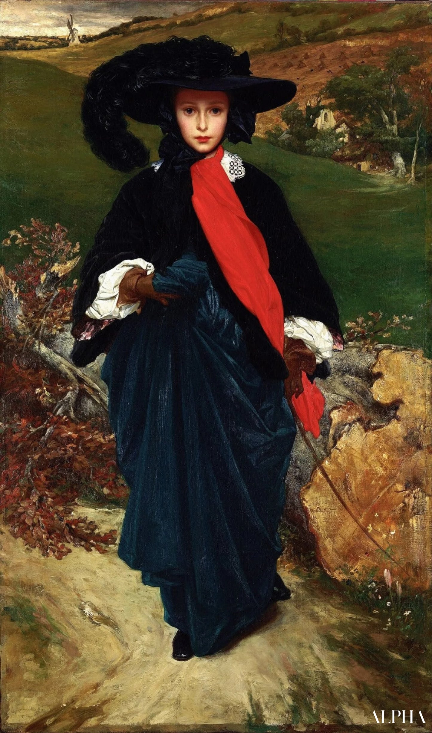 Portrait de May Sartoris - Frédéric Leighton Reproductions de tableaux à la peinture à l’huile