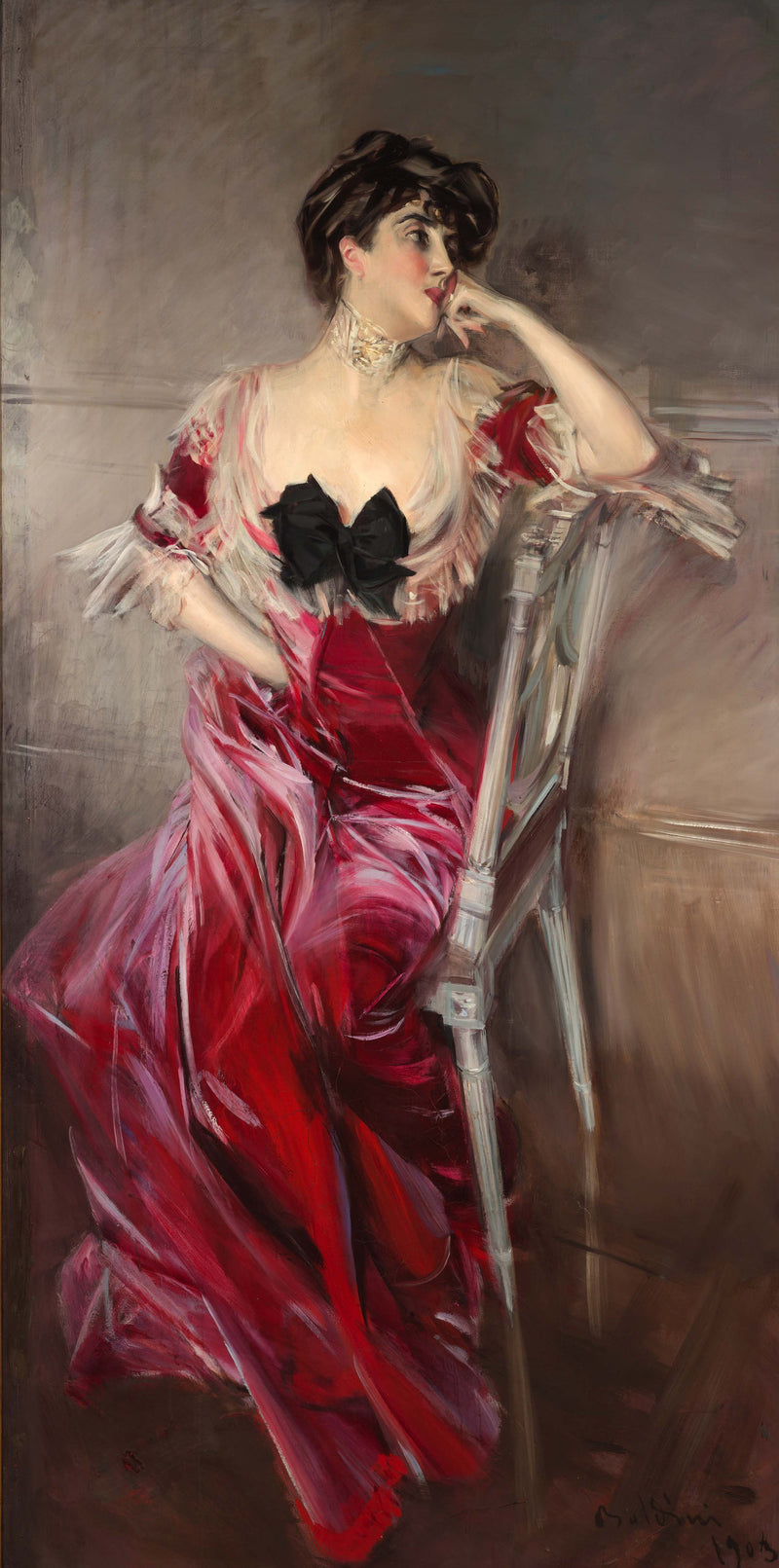 ภาพเหมือนของ Miss Bell - Giovanni Boldini