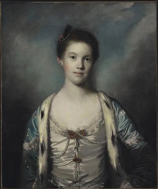 ภาพเหมือนของคุณ Miss Bridget Morris คู่หมั้นในอนาคตของ Robert Morris แห่ง Tredegar - Joshua Reynolds