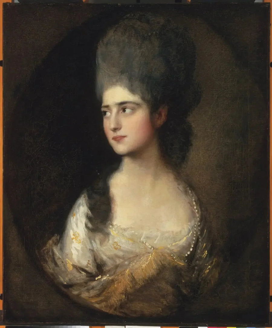 ภาพเหมือนของคุณหนู Elizabeth Linley [ต่อมาเป็นคุณนาย Richard Brinsley Sheridan] - Thomas Gainsborough
