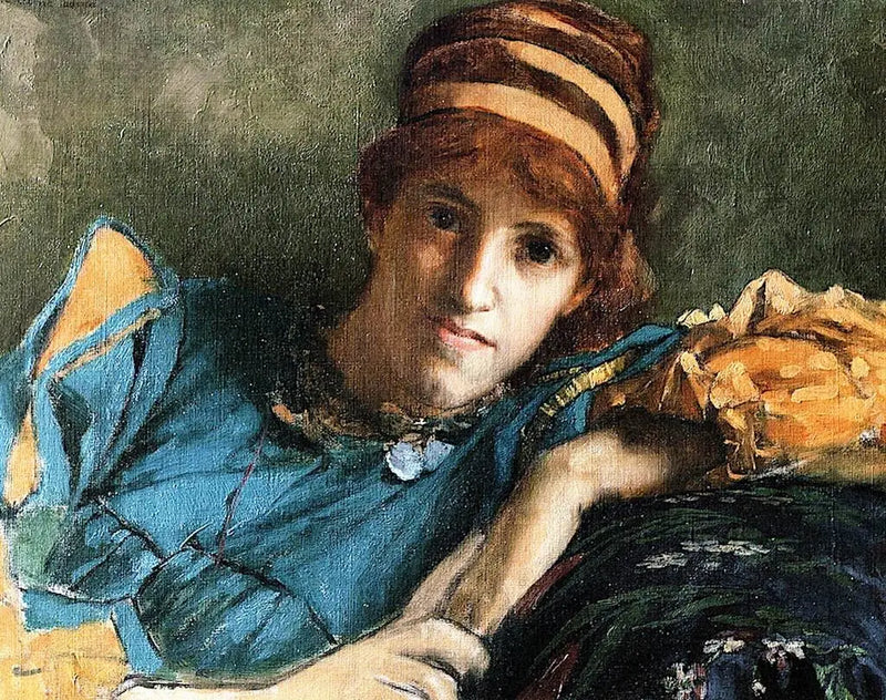 ภาพเหมือนของคุณหนู Laura Theresa Epps (Lady Alma Tadema) - Lawrence Alma-Tadema